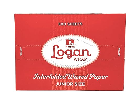 Logan Wrap Wax Paper (Junior)  8" x 10.75" Image